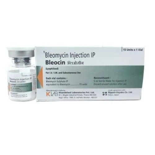 Bleocin - (Bleomycin 15u) - 1 Vial