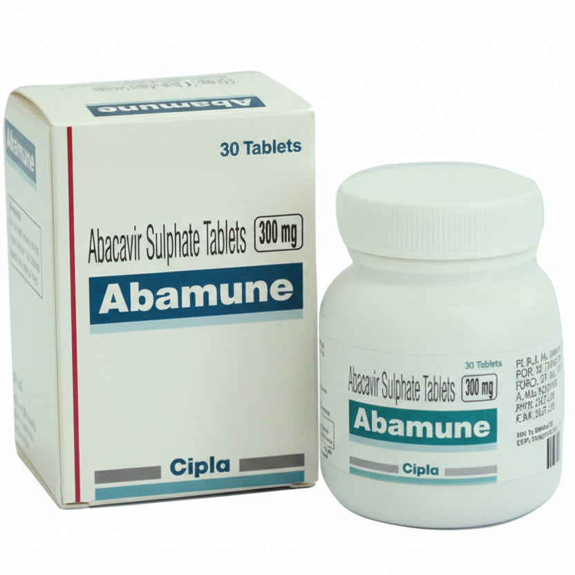 Abamune Tablet - Abacavir Sulphate 300 Mg - Buy Online Now