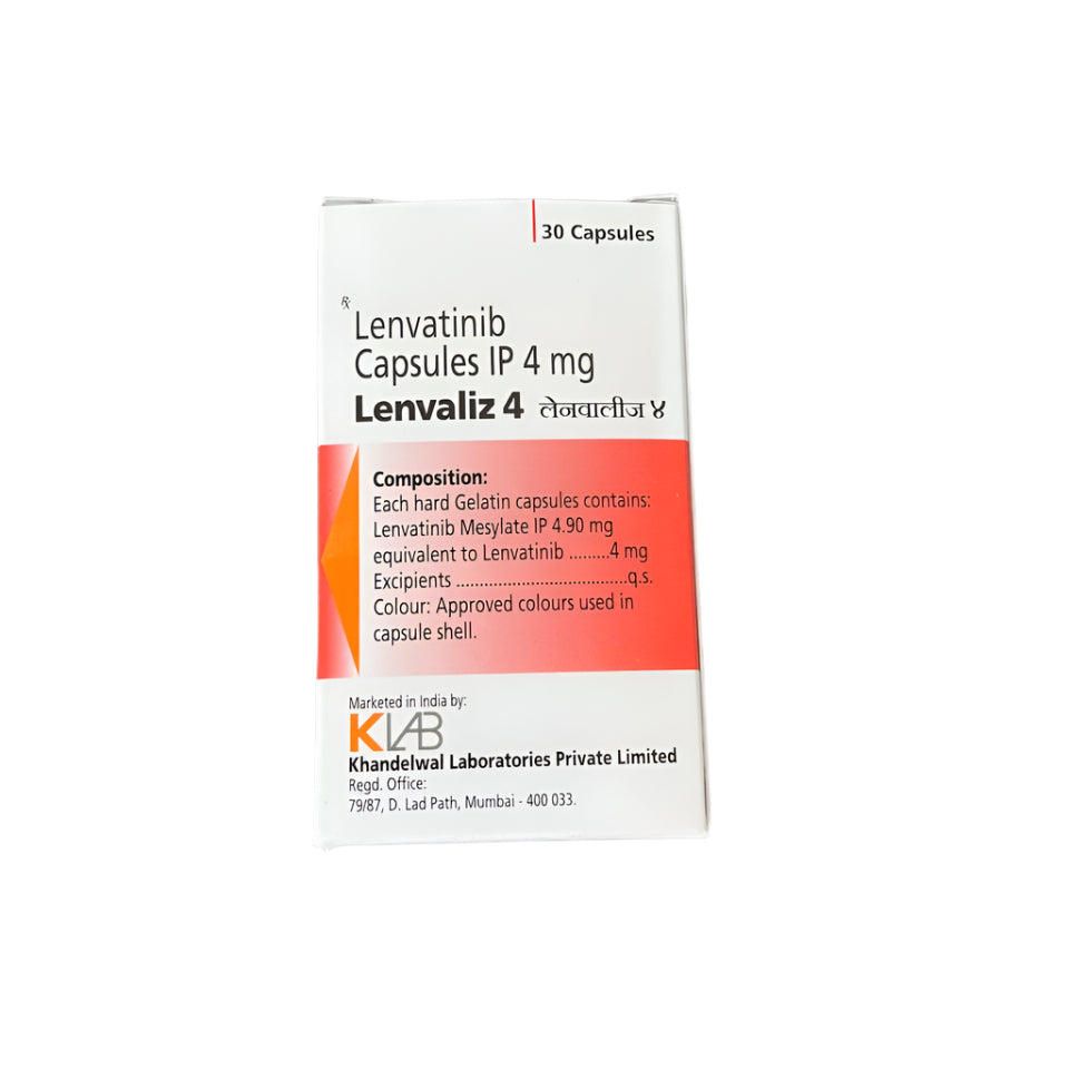 Lenvaliz 4 Mg 30 Cap - Buy Now