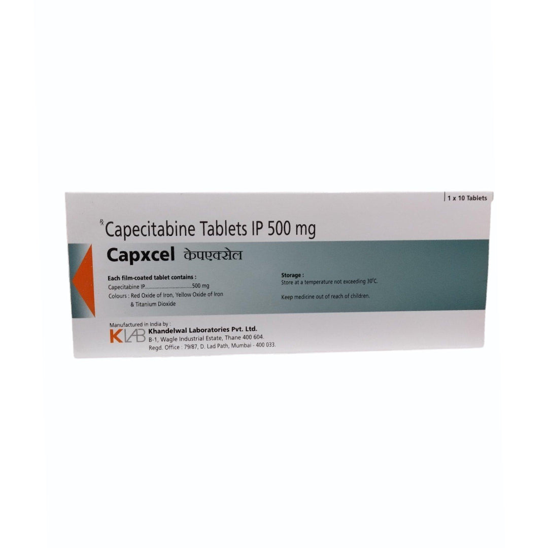 Capxcel 500 - (Capecitabine 500 Mg) - 10 Tab Strip