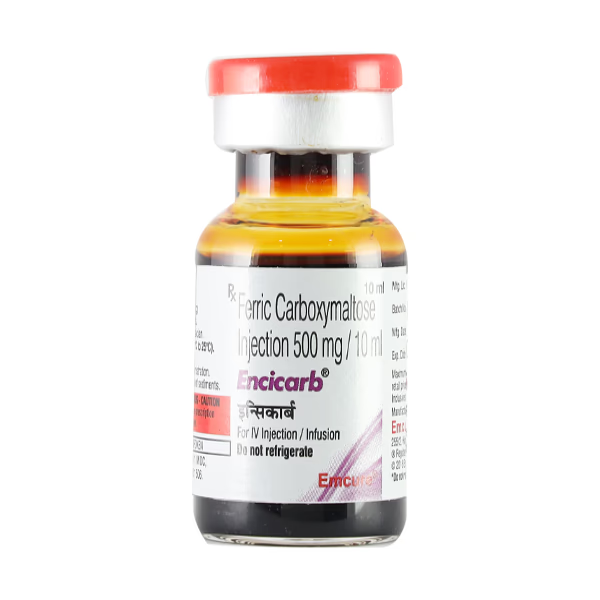 Encicarb 500 Inj - Ferric Carboxymaltose 500 Mg - 1 Vial