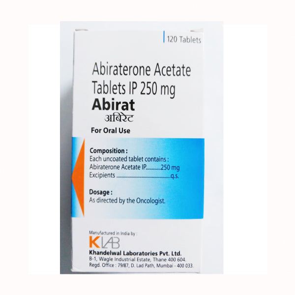 Abirat 250 - (Abiraterone 250 Mg) - 120 Tab Bottle