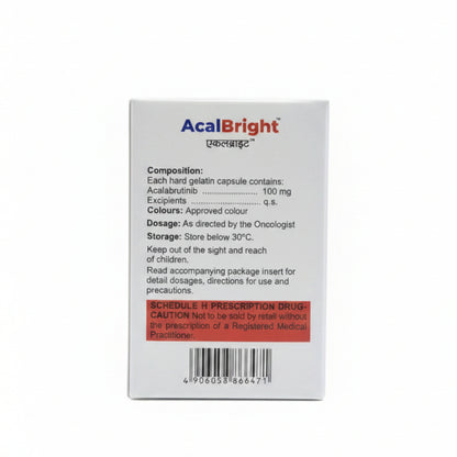 Acalbright 100 - Acalabrutinib 100 Mg - 30 Cap Bottle