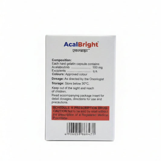 Acalbright 100 - Acalabrutinib 100 Mg - 30 Cap Bottle