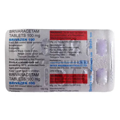 Brivazen 100 Mg - 15 Tab - 20% Off