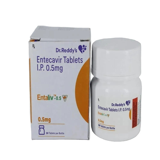 Entaliv 0.5 Tablet - Entecavir 0.5 Mg - Buy Online