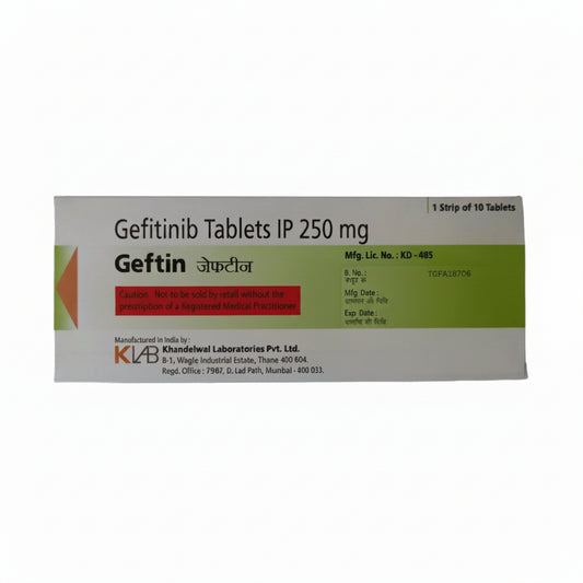 Geftin 250 - Gefitinib 250 Mg - Buy Online Now - SuperMeds