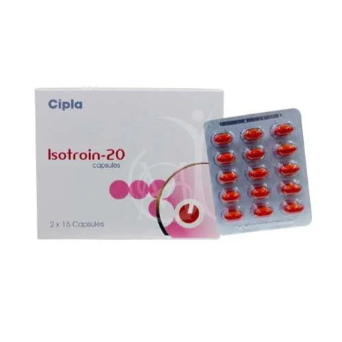 Isotroin 20 - (Isotretinoin 20 Mg) - 20Cap - 25% Off