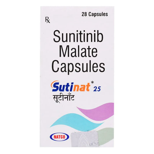Sutinat 25 - Sunitinib 25 Mg Capsule Buy Online at Best Price