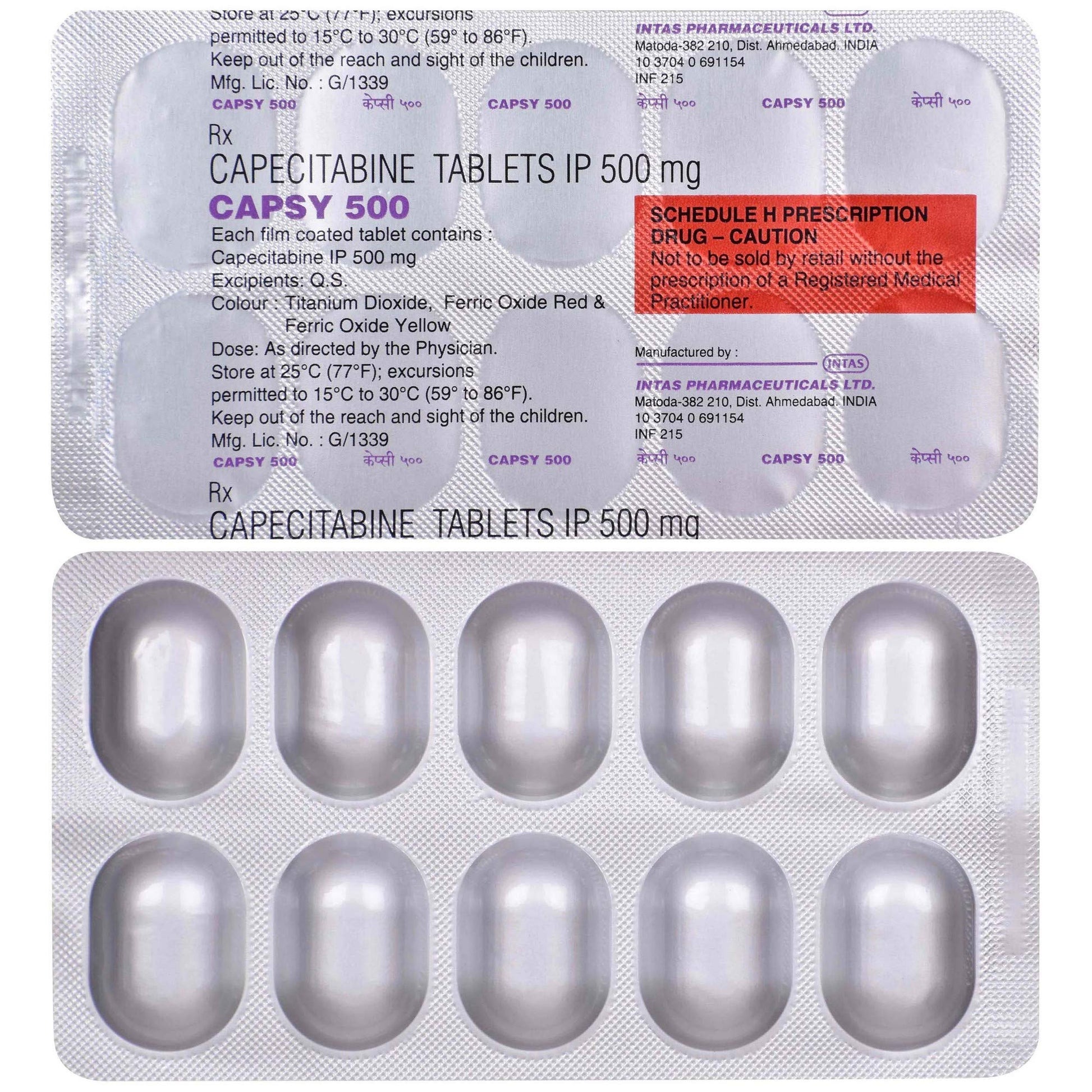 Buy Capsy 500 Tablet Online at Best Price Discount - SuperMeds