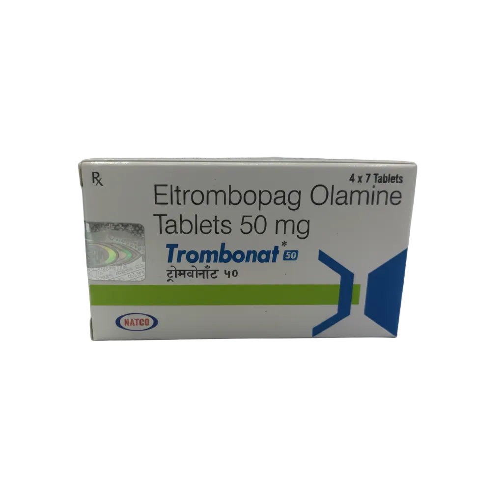 Buy Trombonat 50 Mg Tablet Online - SuperMeds - 8432525386